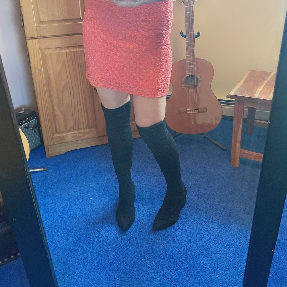 Steve Madden Over The Knee Stretch Boot